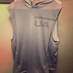 Under Armour sleeveless hooded shirt